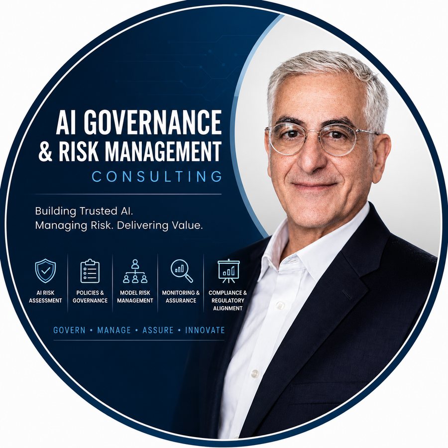 AI Governance and Risk Management Consulting: AI risk assessment, policies and governance, model risk management, monitoring and assurance, compliance and regulatory alignment